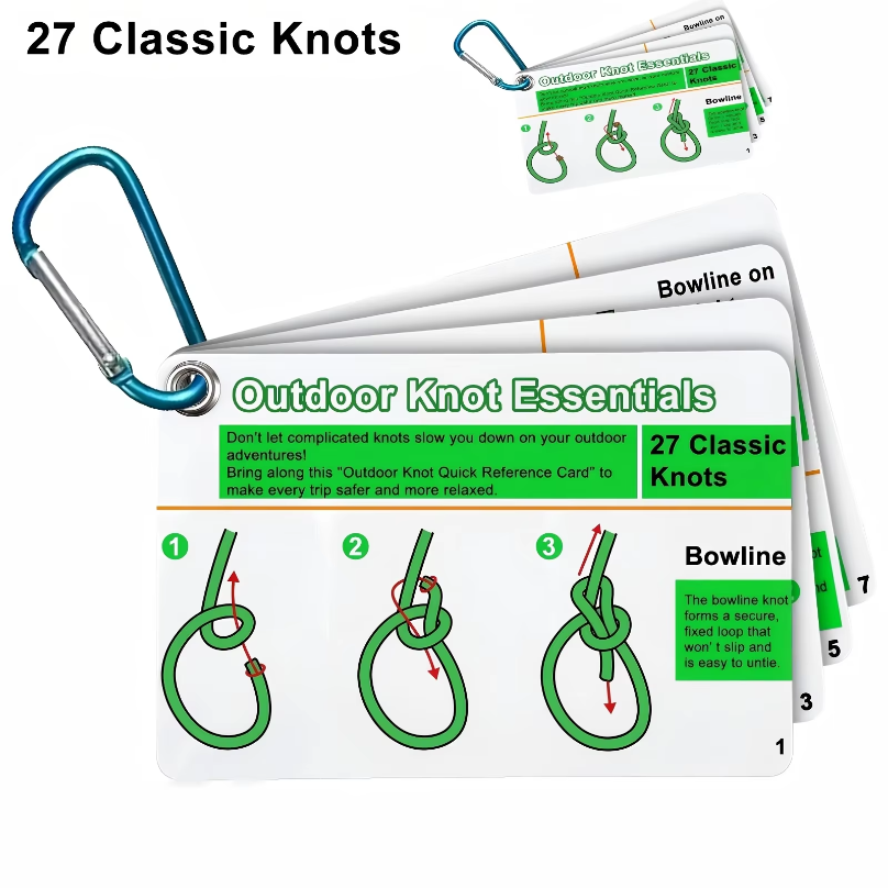 Outdoor Adventure Guide - Guía de Bolsillo de Nudos para