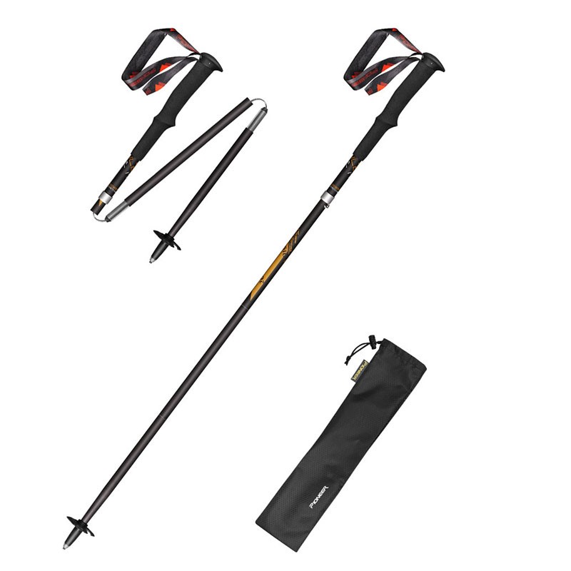 Trekking Pole Carbon - Bastón plegable de fibra de carbono