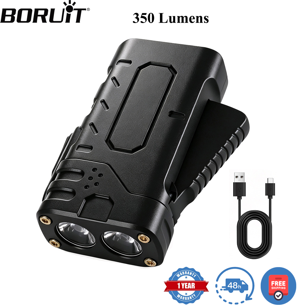 Outdoor Adventure Trips - Linterna LED EDC de Manivela BORUIiT,