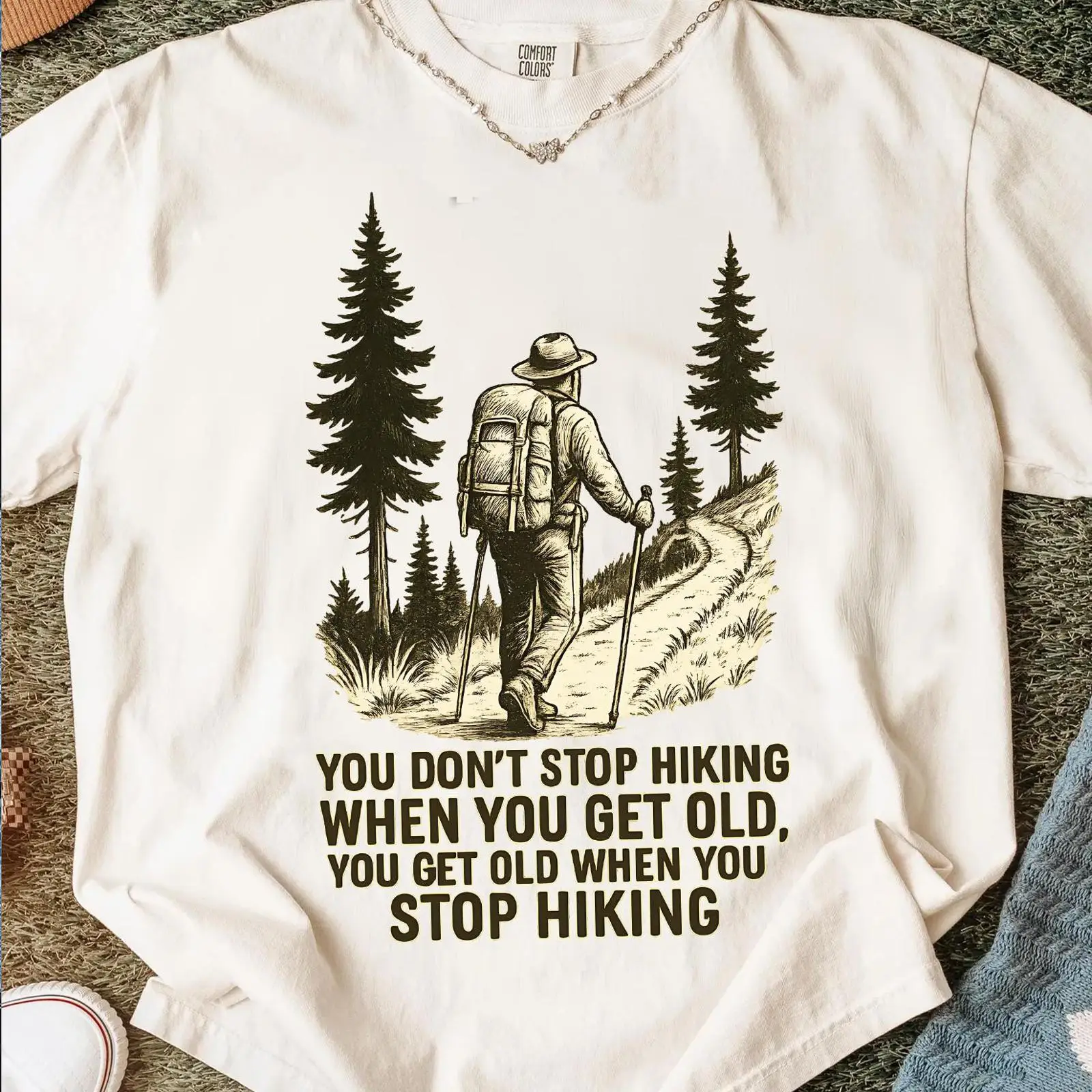 Outdoor Adventure Quotes Short - Camiseta con cita divertida: No Dejas