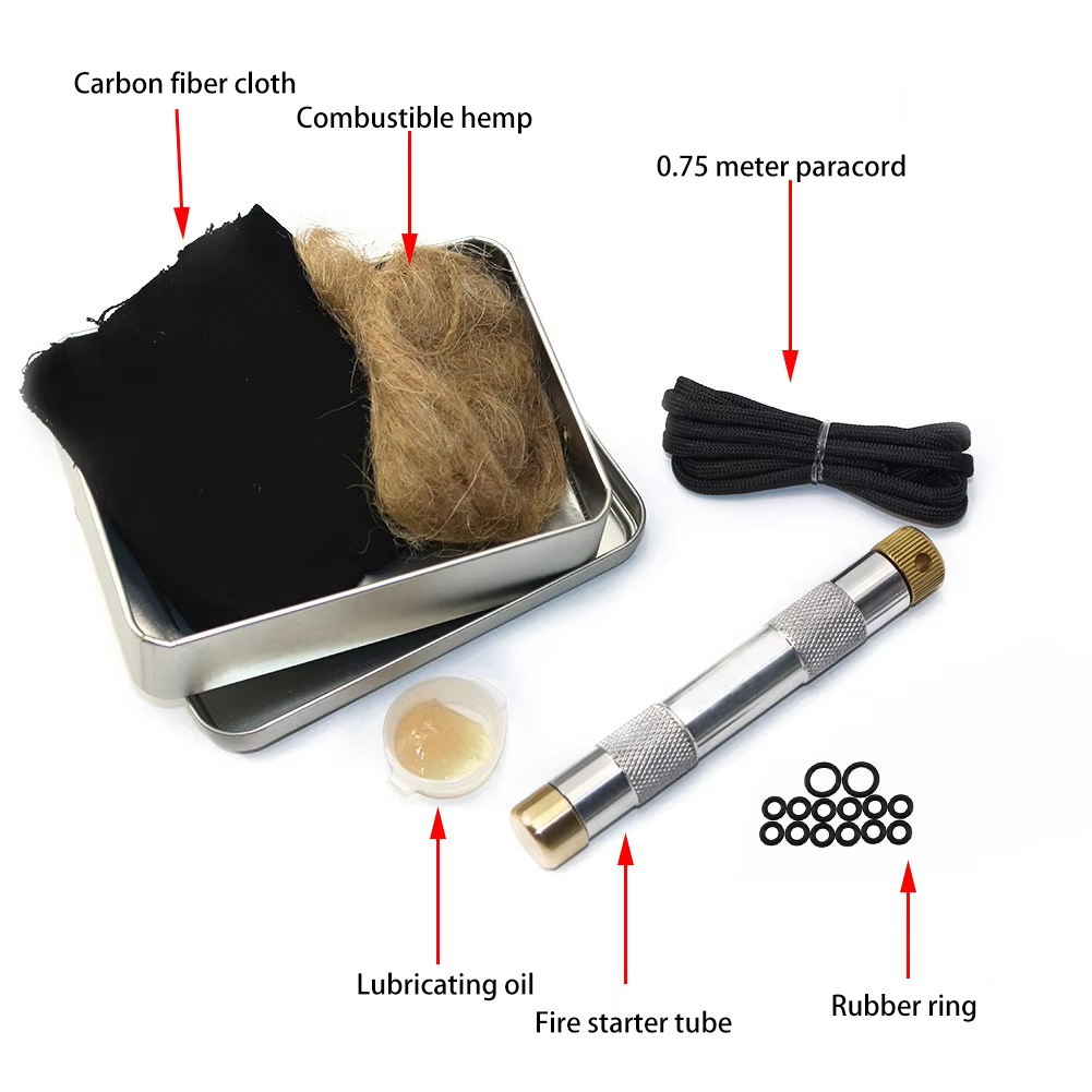 Fire Piston Starter - Arrancador de Fuego de Pistón para