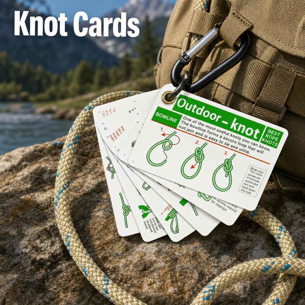 Outdoor Adventure Guide - Guía de Bolsillo de Nudos para