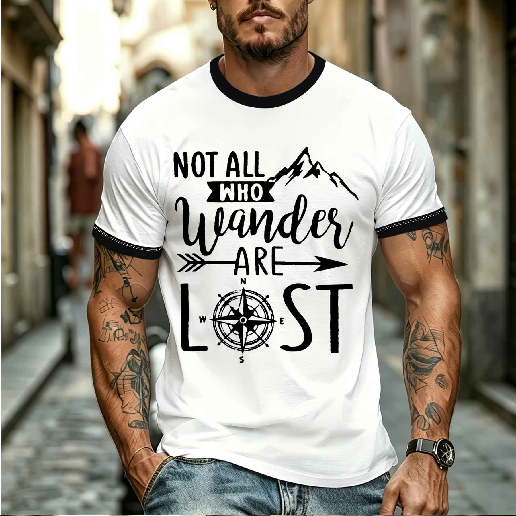 Camiseta de aventura para homb - Outdoor Adventure Quotes Short reseña y precio