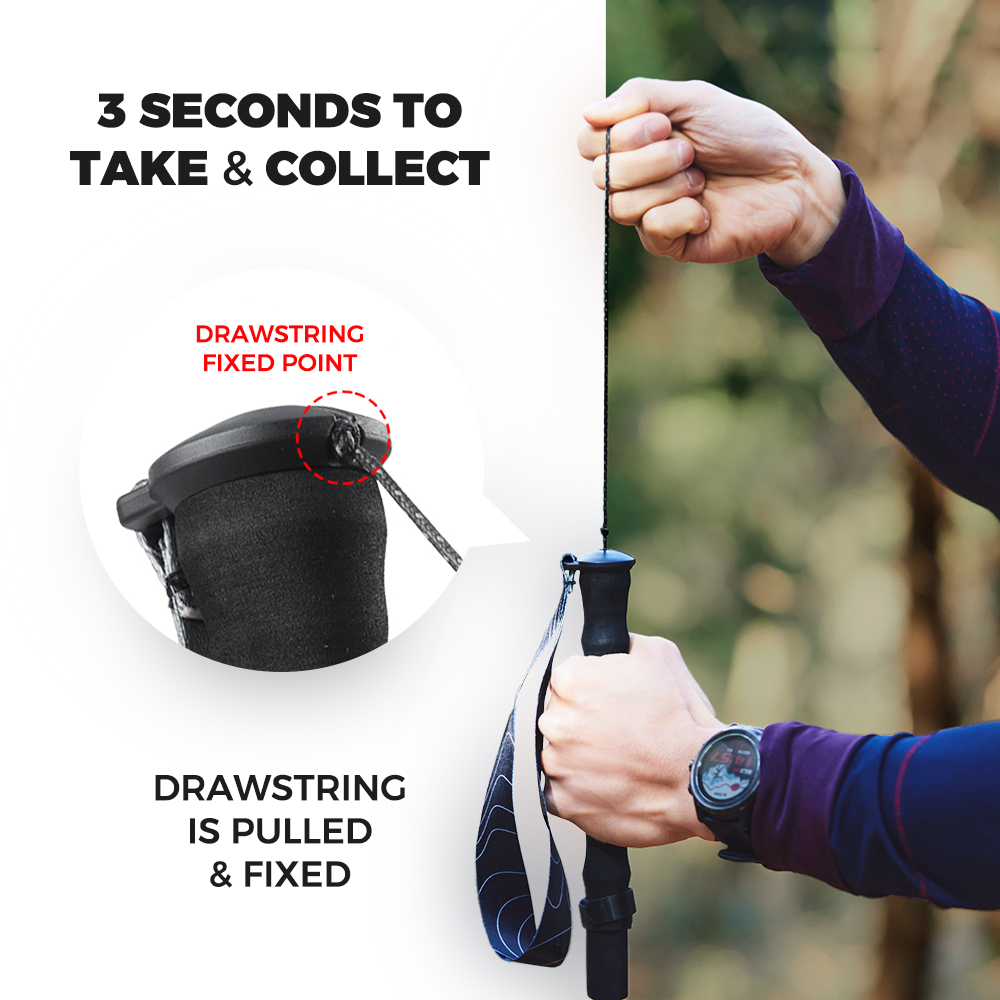 Bastones de trekking plegables - Trekking Pole Carbon reseña y precio
