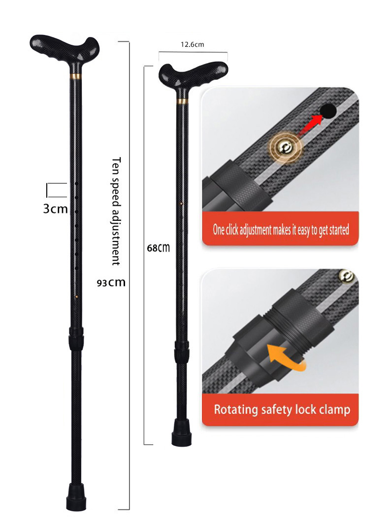 Bastón de Senderismo Retráctil - Trekking Pole Carbon reseña y precio