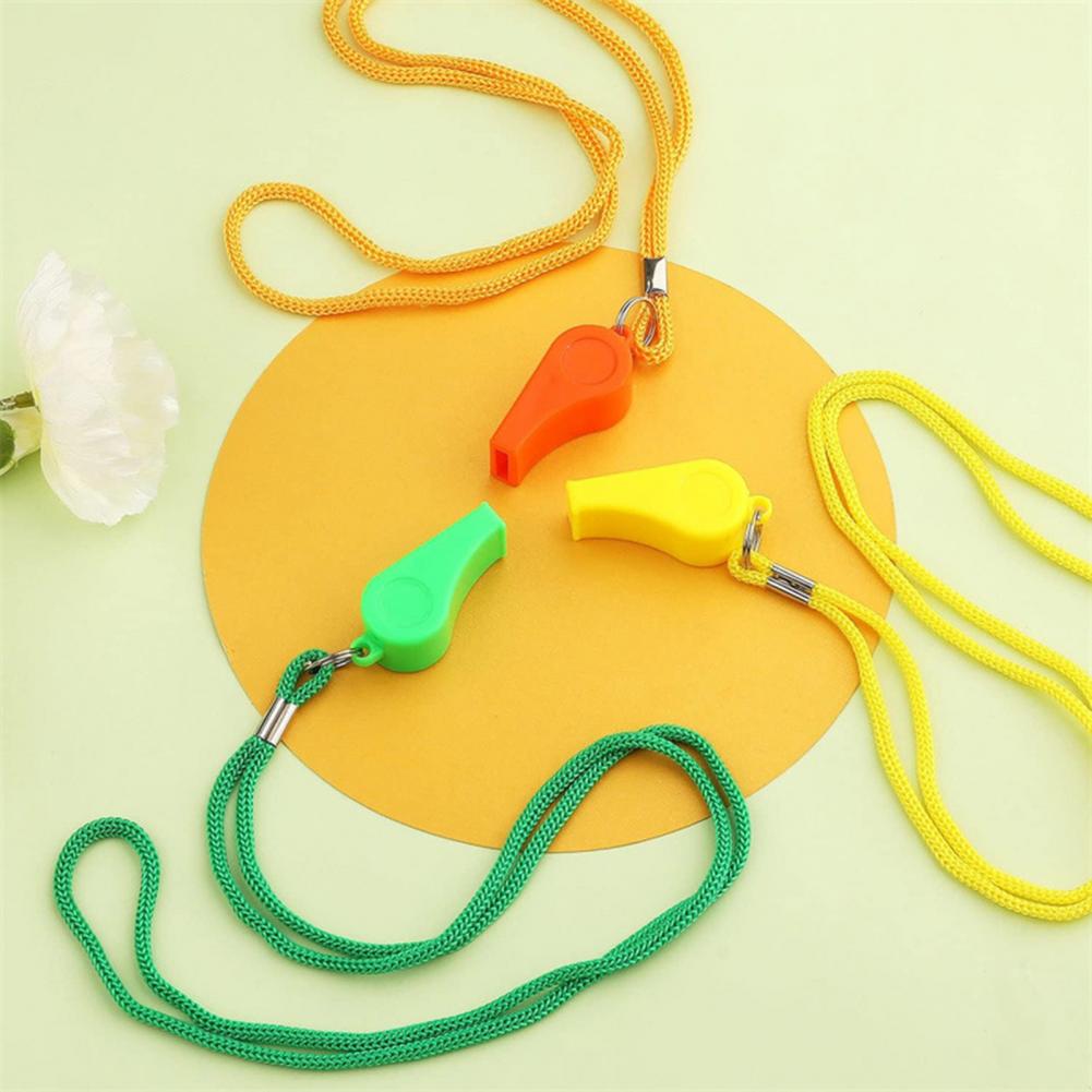 Silbatos de plástico con cordo - Emergency Whistle Pea reseña y precio